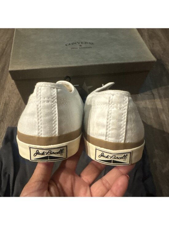 VTG Converse John Varvatos Jack Purcell Unisex White Canvas Shoes Size 13 main image 10